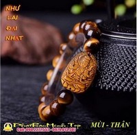 Vòng Tay  phật bản mệnh tuổi thân ( phật bản mệnh đại nhật như lai ) Đá Tự Nhiên