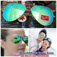 Kính rayban tráng gương xanh lá ( Bán Kính Râm Chống Chói Giá Rẻ Hà Nội)